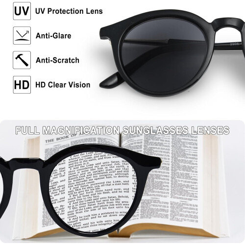 Gafas de sol redondas para mujer con protección UV400 1