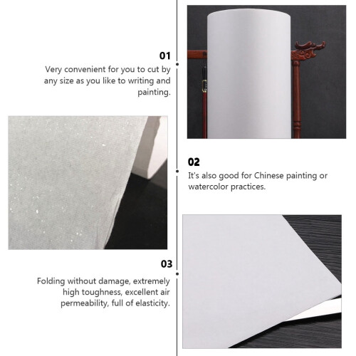FRCOLOR White Bamboo Pulp Xuan Paper Set 1 2