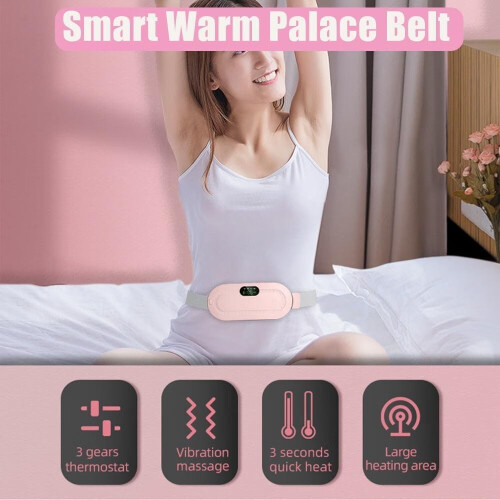 Smart menstruasjonsvarmepute - allsidig hvit pute 1