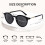Gafas de sol redondas para mujer con protección UV400 4