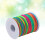 Cordon élastique coloré de 0,8 mm pour la création de bijoux et de perles (100 m/rouleau) 5