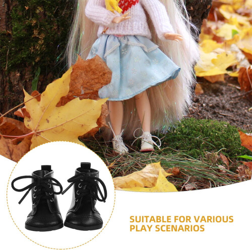 2 pares de sapatos/botas para bonecas de 45 cm (18 polegadas), acessórios de moda para bonecas de casa de bonecas. 2