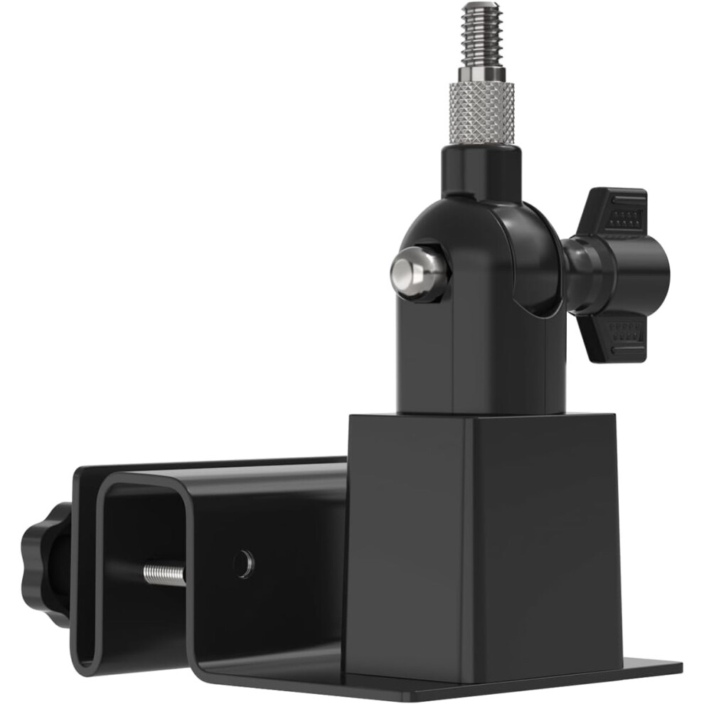 Universal Solar Panel Gutter Mount For Ring, Arlo, Eufy, Wyze, Reolink Solar Panels And More (Black) 9130661717083