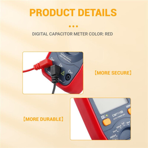Digital Capacitor CM7115B Test Capacitance Meter Digital Capacitance Meter No Discharge Capacitance Meter 1