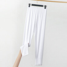 2025-ös Kiárusítás, Női egyszínű vékony, nagy méretű nyári leggings, magas derekú, 9 pont, otthon és kültéren is viselhető, kilenc