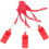 Emergency Survival Whistle with Lanyard 3 pcs 6