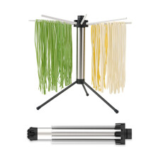 KITCHENDAO Collapsible Pasta Drying Rack, Easy Storage, Quick Set up, Foldable Pasta Dryer Rack, Spaghetti Noodle Tree Stand Hanger, Detachable for