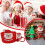 Set natalizio in silicone con manicotti per tazze e cannucce (12 pezzi) 5