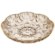 Square fruit plate plastic serving tray 1 piece
