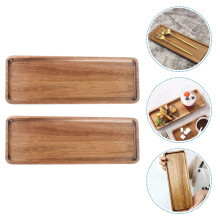 Plateaux à sandwich rectangulaires WHAMVOX (lot de 2) avec couvercles