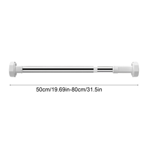 Teleskopisk brusestang i rustfrit stål 45-86 cm 2