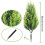 20 Inch Artificial Norfolk Pine Stakes 2-Pack 4