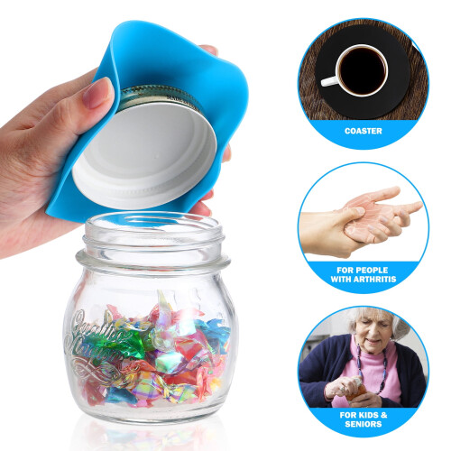Silicone Bottle Opener Pad 4 pcs 1