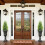 20 Inch Artificial Norfolk Pine Stakes 2-Pack 3