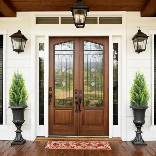 20 Inch Artificial Norfolk Pine Stakes 2-Pack 2
