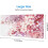Japansk rosa Sakura XL musematte 80x30cm 5
