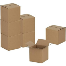 4x4x4 tommer forsendelseskasser – 50 stk.