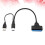 Cabo adaptador USB 3.0 para SATA para HDD de 2,5 polegadas, preto 5