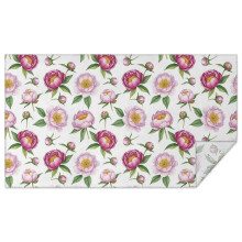 Floral Polyester Rectangle Tablecloth 60x102 in