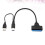 Cabo adaptador USB 3.0 para SATA para HDD de 2,5 polegadas, preto 7