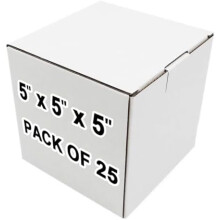 Hullámkarton szállítódobozok 5x5x5 hüvelyk 25 db