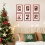 Red Picture Frame Set 5 pcs 8x10 with 5x7 Mat 2