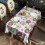 Floral Polyester Rectangle Tablecloth 60x102 in 2