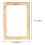 WORGEOUS collage picture frame silk screen DIY 36x26x2.5 cm 2