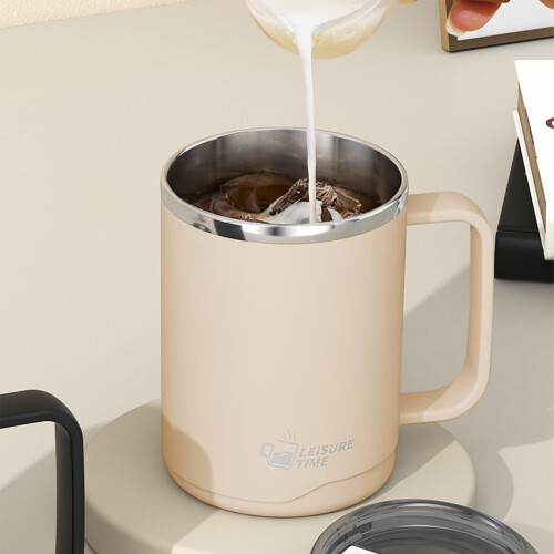 Kaffetermos i rustfritt stål, vakuumisolert flaske, 500 ml 2
