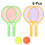 Barntennisracketset i plast med 4 bollar 4