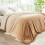 Super Soft Ombre Brown Flannel Throw Blanket 4
