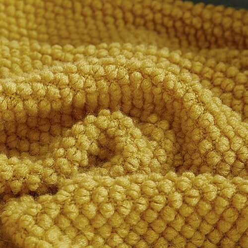 Knitted Acrylic Throw Blanket 50x60 in, Bubble Texture 2