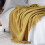 Knitted Acrylic Throw Blanket 50x60 in, Bubble Texture 4