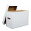 5Pcs Comic Books Storage Boxes With Lids Short Holds 150-175 Stackable Durable Archive Cardboard 7