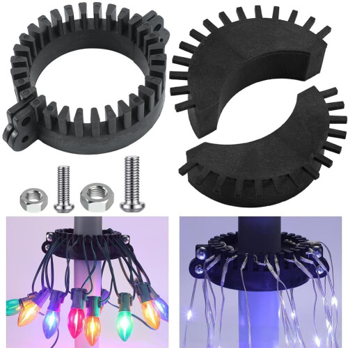 Black Christmas Tree Top Light Hook