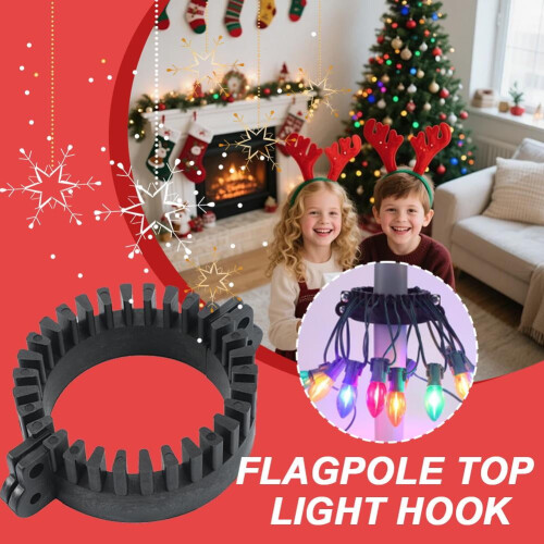 Black Christmas Tree Top Light Hook 2