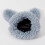 Fluffy Bunny Ears Beanie – Soft Plush, Adjustable, One 3