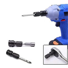 Adapter nasadowy szybkozłączny sześciokątny 1/2" do 1/4"