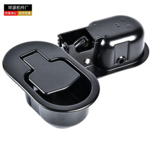 Release Lever For Recliner Chair Black Aluminum Alloy 2Pcs