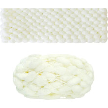 1 Rolls 150g Pomp-A-Doodle Yarn,100% Polyester Jelly Bean POM-POM Ball Yarn for Crochet Knitting Handcraft Mat Pet Nest