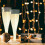 Disposable Champagne Glasses Clear Plastic 25 pcs 6