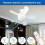 Ventilateur de plafond avec éclairage LED à intensité variable et télécommande, 3 couleurs, culot E27, blanc 5