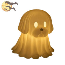 Veilleuse en forme de fantôme pour teckel et bouledogue français