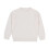 Baby sweater solid color knitted pullover white 2T 1