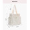 Bolsa de lona com zíper e vários bolsos. 2