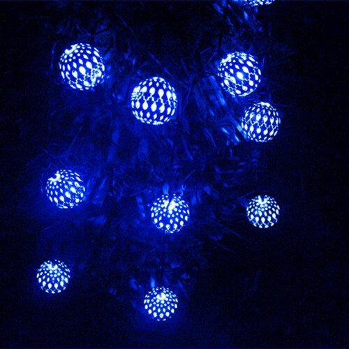 Μαροκινό φωτιστικό σε σειρά, 3m10LED ηλιακά μαροκινά φωτιστικά σε σειρά εξωτερικού 1