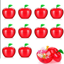 Contenant en plastique compatible avec les pommes pour la Saint-Valentin, les cadeaux pour les enseignants, les bonbons de rentrée scolaire, les