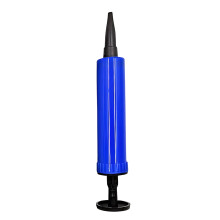 Pompe à ballons manuelle – Gonfleur de ballons facile à utiliser pour décoration de mariage, 2,5 x 2,5 x 17 cm, bleu