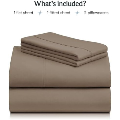 Microfiber Queen Sheet Set Deep Pocket 18 inch 4 pcs 1