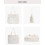 Bolsa de lona com zíper e vários bolsos. 4